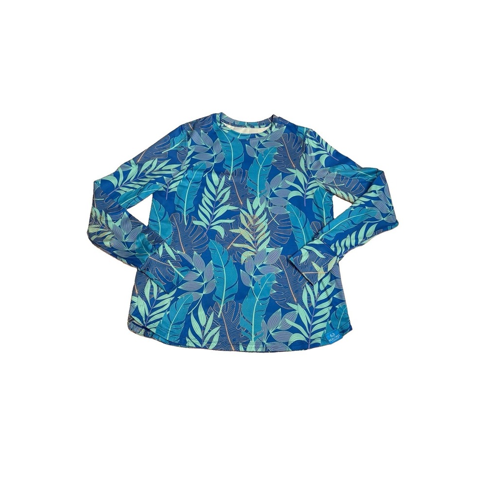 Realtree Fishing Swim Top Womens M Long Sleeve Rash Guard UPF 50 Thumb Holes